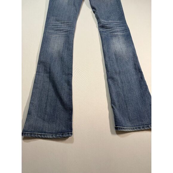 Dear John Bootcut Distressed Women's Medium Wash Jeans Size 25 Tailor Made Chic - Picture 10 of 14